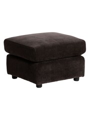 Barker and Stonehouse Natural Montgomery Fabric Footstool - Image 2 of 6