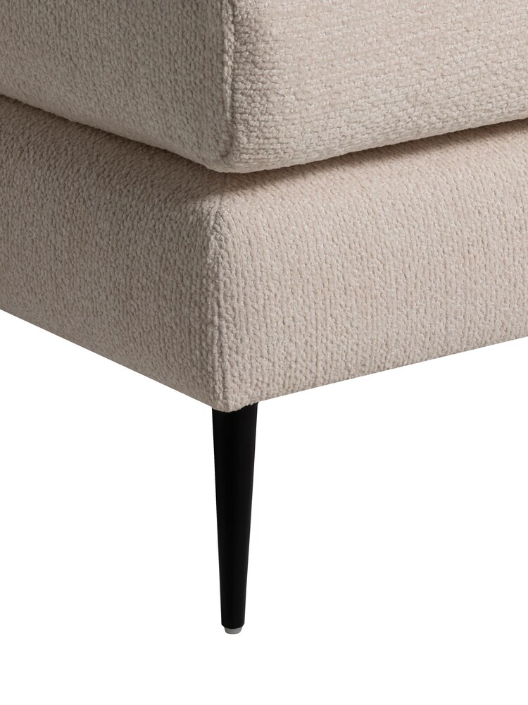 Barker and Stonehouse Natural Sienna Boucle Fabric Left Hand Chaise Sofa - Image 6 of 6 Barker and Stonehouse Natural Sienna Boucle Fabric Left Hand Chaise Sofa - Image 6 of 6