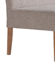 Barker and Stonehouse Grey Medina Upholstered Dining Left Hand Corner Bench - Image 5 of 6