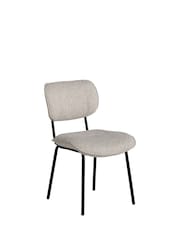 Barker and Stonehouse Natural Lindy Fabric Dining Chair - Image 1 of 6