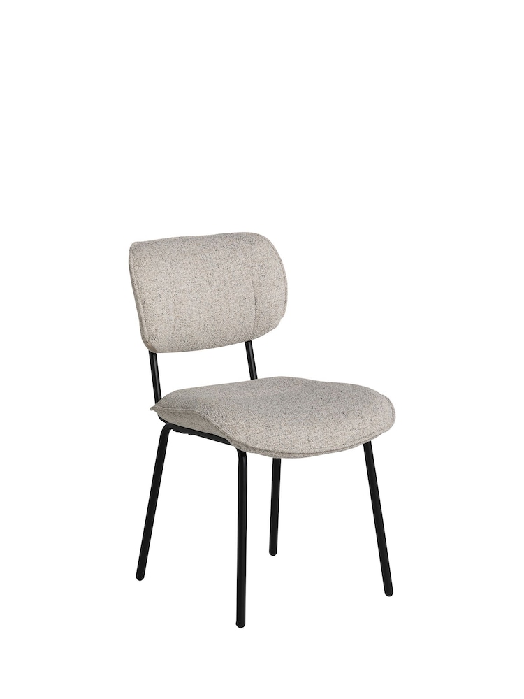 Barker and Stonehouse Natural Lindy Fabric Dining Chair - Image 1 of 6