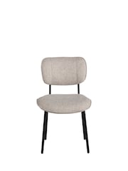 Barker and Stonehouse Natural Lindy Fabric Dining Chair - Image 2 of 6