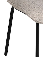 Barker and Stonehouse Natural Lindy Fabric Dining Chair - Image 4 of 6