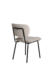 Barker and Stonehouse Natural Lindy Fabric Dining Chair - Image 5 of 6