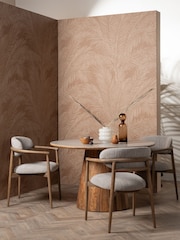 Barker and Stonehouse Grey Burlington Mango Wood Circular Dining Table - Image 1 of 6