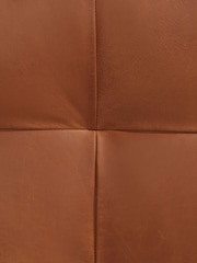 Barker and Stonehouse Tan Brown Hemingway Leather Footstool - Image 6 of 6