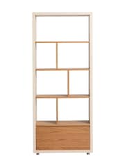 Barker and Stonehouse Brown Tate Sectional Bookcase With Legs - Image 3 of 6