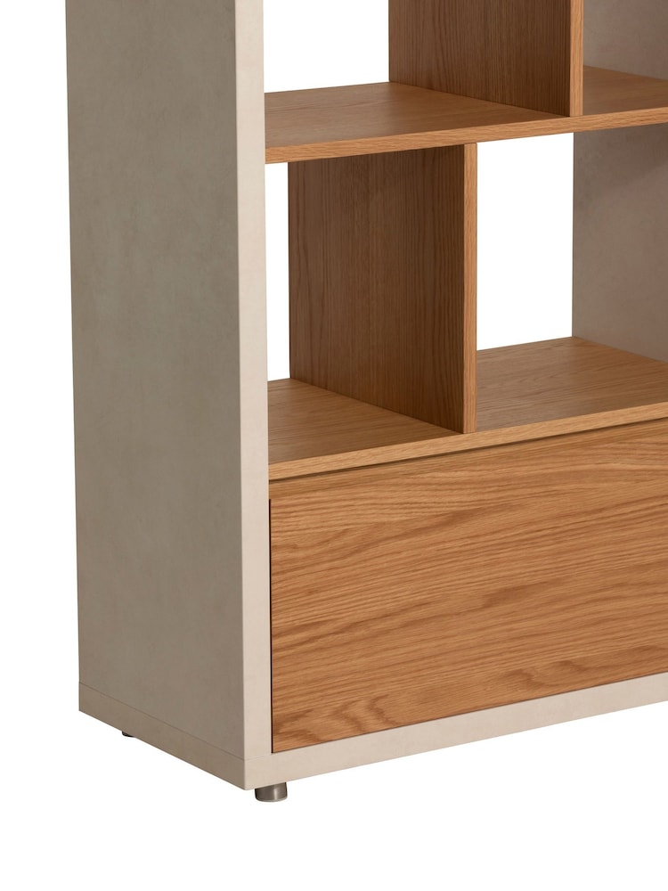 Barker and Stonehouse Brown Tate Sectional Bookcase With Legs - Image 6 of 6