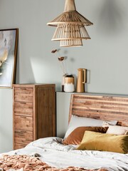 Barker and Stonehouse Brown Charlie Reclaimed Wood Tall Chest - Image 1 of 6