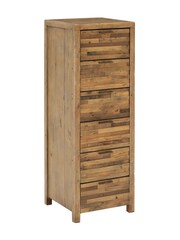 Barker and Stonehouse Brown Charlie Reclaimed Wood Tall Chest - Image 2 of 6