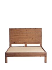Barker and Stonehouse Brown Tamia Rustic Oak Reclaimed Wood Bed Frame - Image 3 of 6