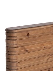 Barker and Stonehouse Brown Tamia Rustic Oak Reclaimed Wood Bed Frame - Image 6 of 6