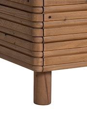 Barker and Stonehouse Brown Tamia Rustic Oak Reclaimed 9 Drawer Wood Chest - Image 5 of 6