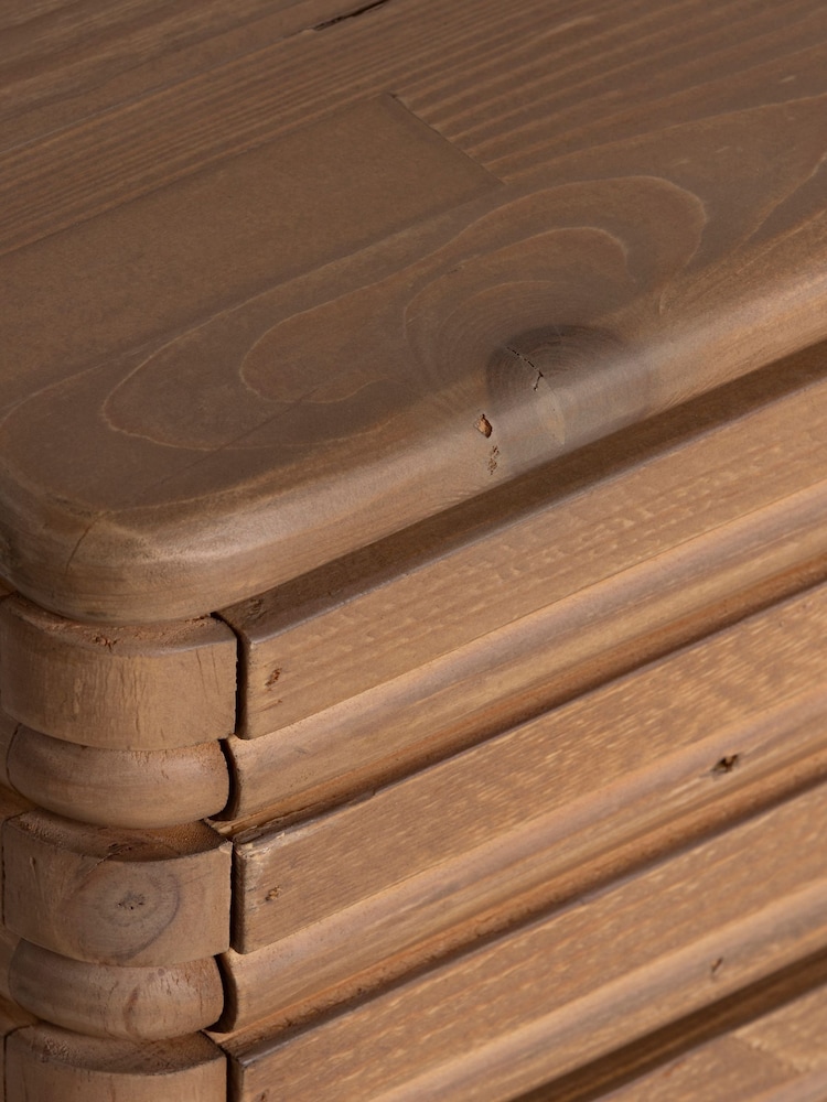 Barker and Stonehouse Brown Tamia Rustic Oak Reclaimed 9 Drawer Wood Chest - Image 6 of 6 Barker and Stonehouse Brown Tamia Rustic Oak Reclaimed 9 Drawer Wood Chest - Image 6 of 6