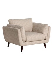 Barker and Stonehouse Cream Malmo Textured Fabric Chair - Image 1 of 6