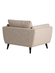 Barker and Stonehouse Cream Malmo Textured Fabric Chair - Image 2 of 6