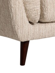 Barker and Stonehouse Cream Malmo Textured Fabric Chair - Image 4 of 6