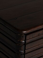 Barker and Stonehouse Brown Tova Rustic 6 Drawer Chest - Image 4 of 6