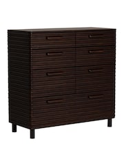 Barker and Stonehouse Brown Tova Rustic 7 Drawer Chest - Image 1 of 6