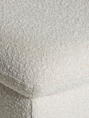 Barker and Stonehouse White Foley Fabric Armchair - Image 3 of 6