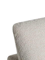 Barker and Stonehouse White Foley Fabric Armchair - Image 6 of 6
