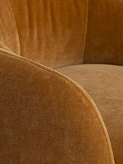 Barker and Stonehouse Brown Angelo Fabric Armchair - Image 6 of 6