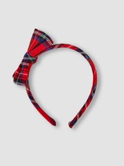 JoJo Maman Bébé Blue Tartan Hairband - Image 1 of 4