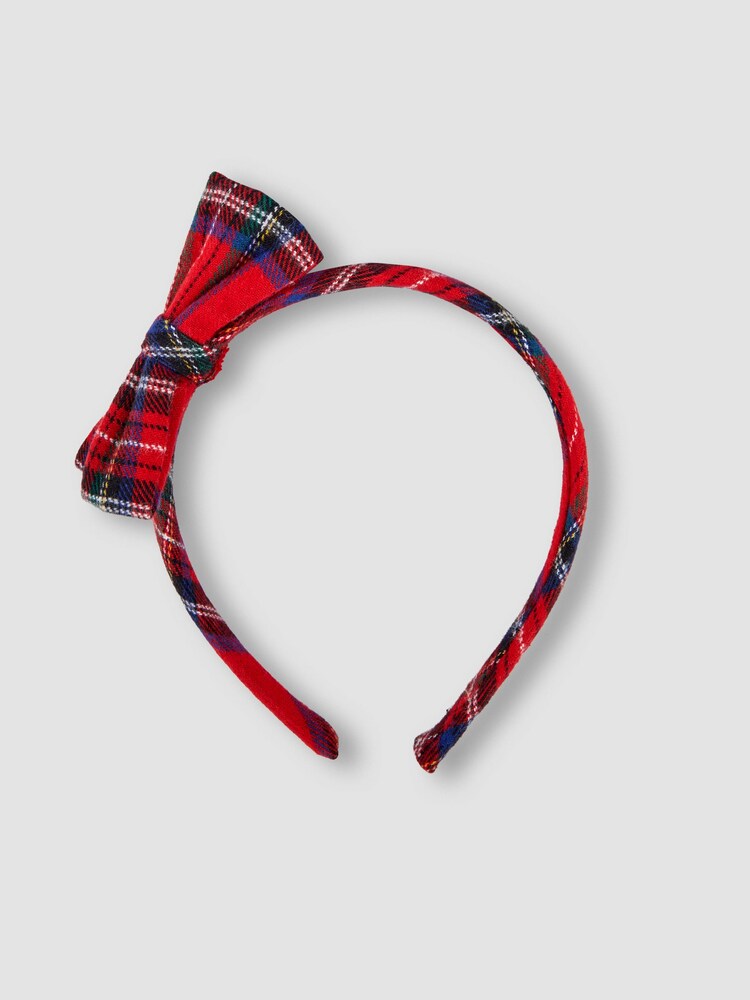 JoJo Maman Bébé Blue Tartan Hairband - Image 1 of 4