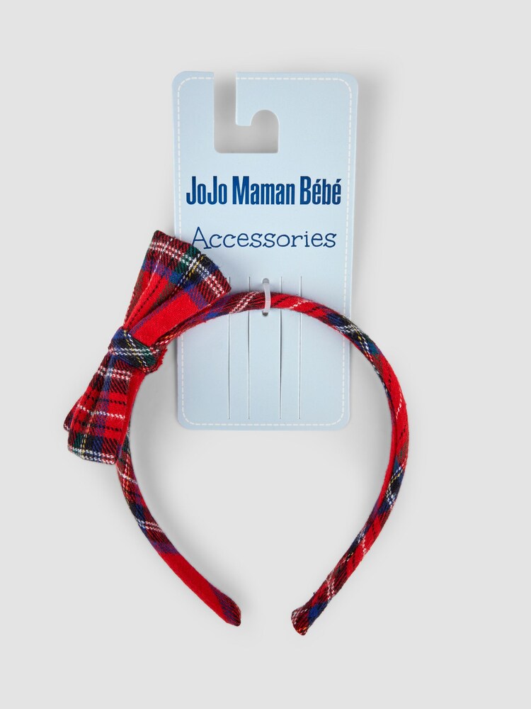 JoJo Maman Bébé Blue Tartan Hairband - Image 2 of 4