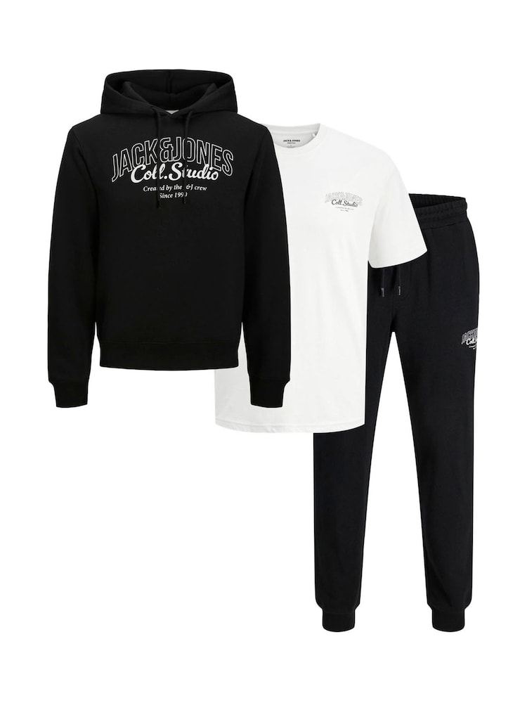 JACK & JONES White Jack & Jones T-Shirt, Sweatshirt and Pant Set - Image 1 of 4 JACK & JONES White Jack & Jones T-Shirt, Sweatshirt and Pant Set - Image 1 of 4