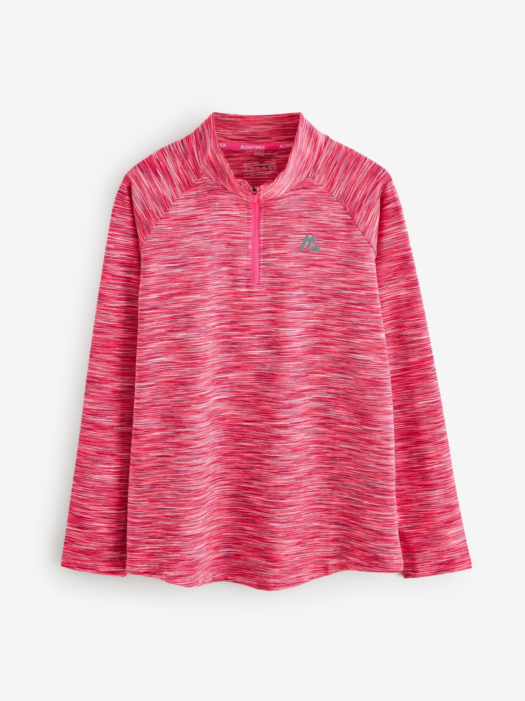 Buy Montirex Pink Junior Trail 2.0 Quarter Zip Sweatshirt from