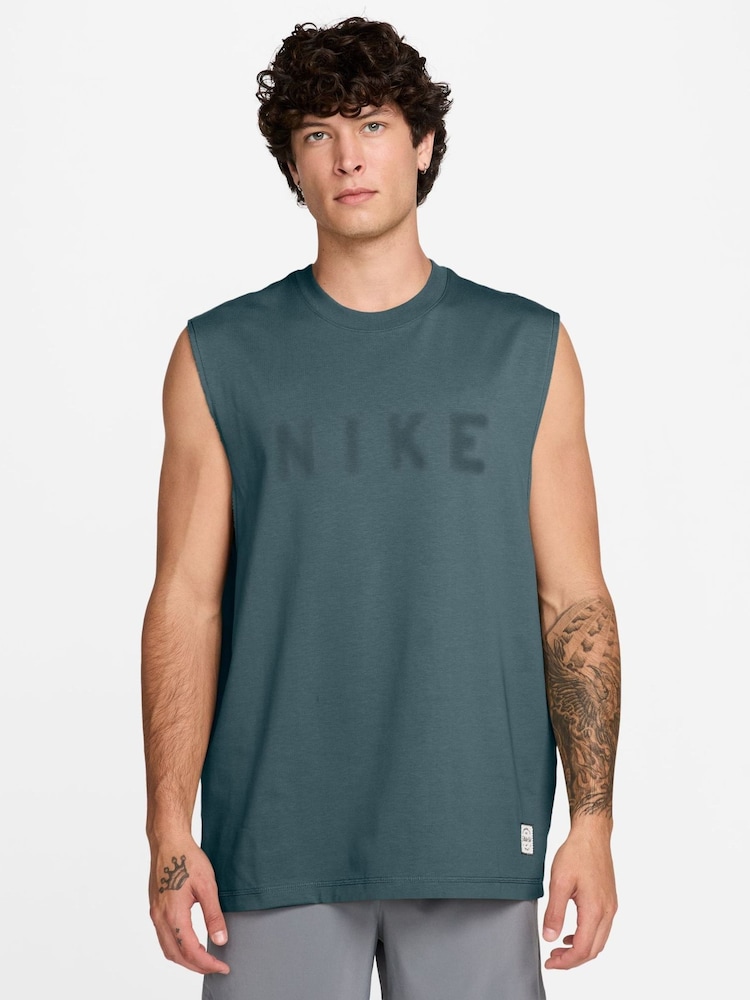 Ardezie minerală - Nike Athletic Club Dri-FIT Training Tank Top - Imaginea 1 din 3