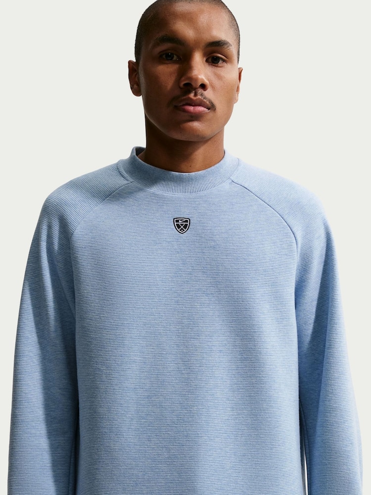 Nike Navy Blue Par 5 Therma-FIT Golf Crew Sweatshirt - Image 1 of 5