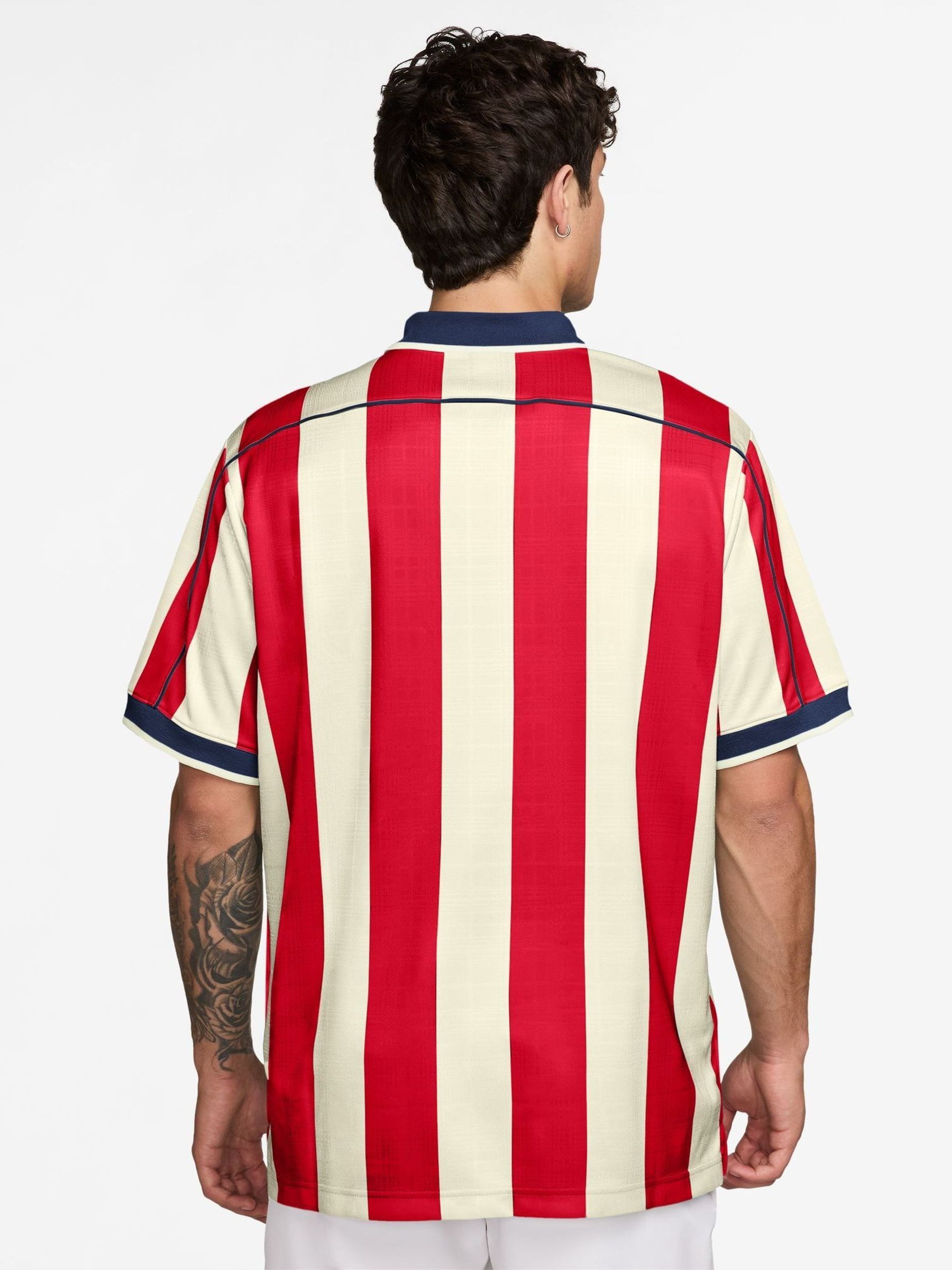 red nike golf polo shirt