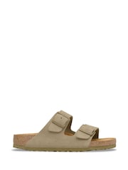 Birkenstock Natural Khaki Green Arizona Sandals - Image 4 of 6