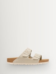 Birkenstock Grey Arizona Suede Sandals - Image 1 of 3