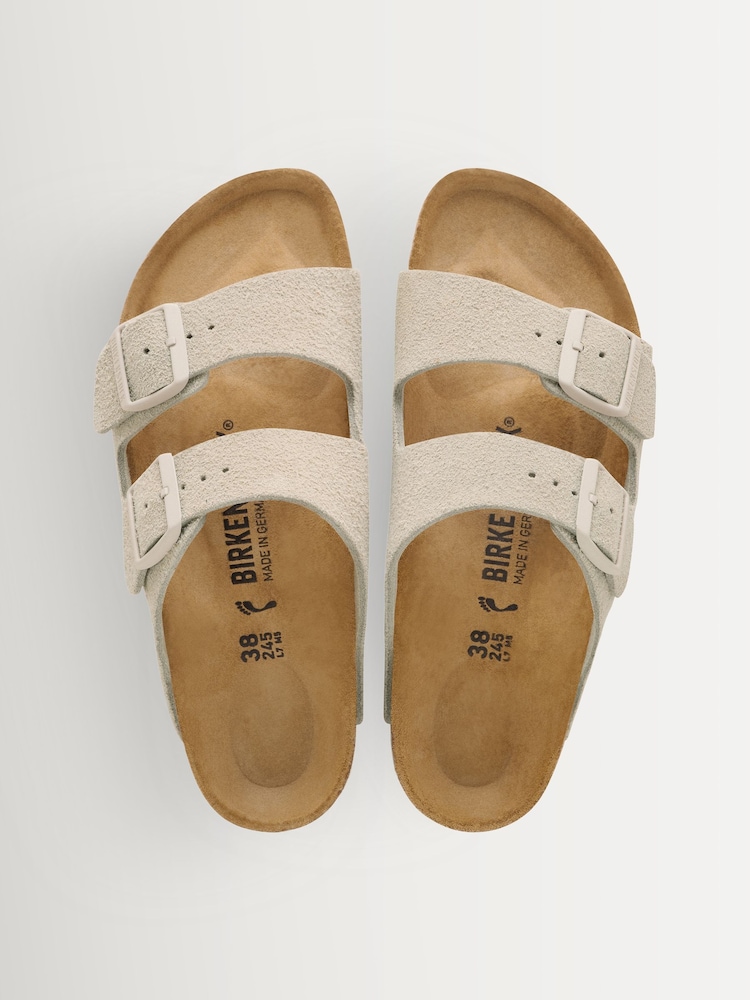 Birkenstock Grey Arizona Suede Sandals - Image 3 of 3 Birkenstock Grey Arizona Suede Sandals - Image 3 of 3