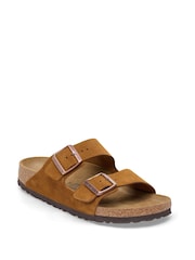 Birkenstock Mink Brown Arizona Suede Sandals - Image 1 of 1