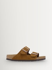 წაულასის ყავისფერი - Birkenstock Arizona Suede Sandals - სურათი 5 6-დან