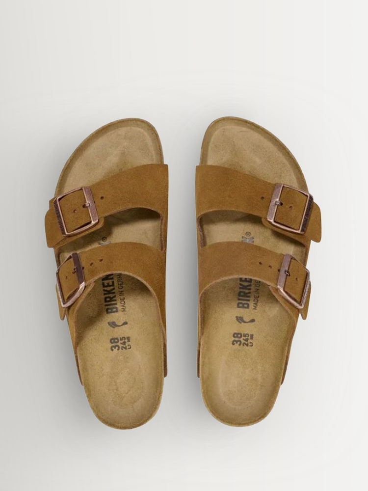 წაულასის ყავისფერი - Birkenstock Arizona Suede Sandals - სურათი 6 6-დან