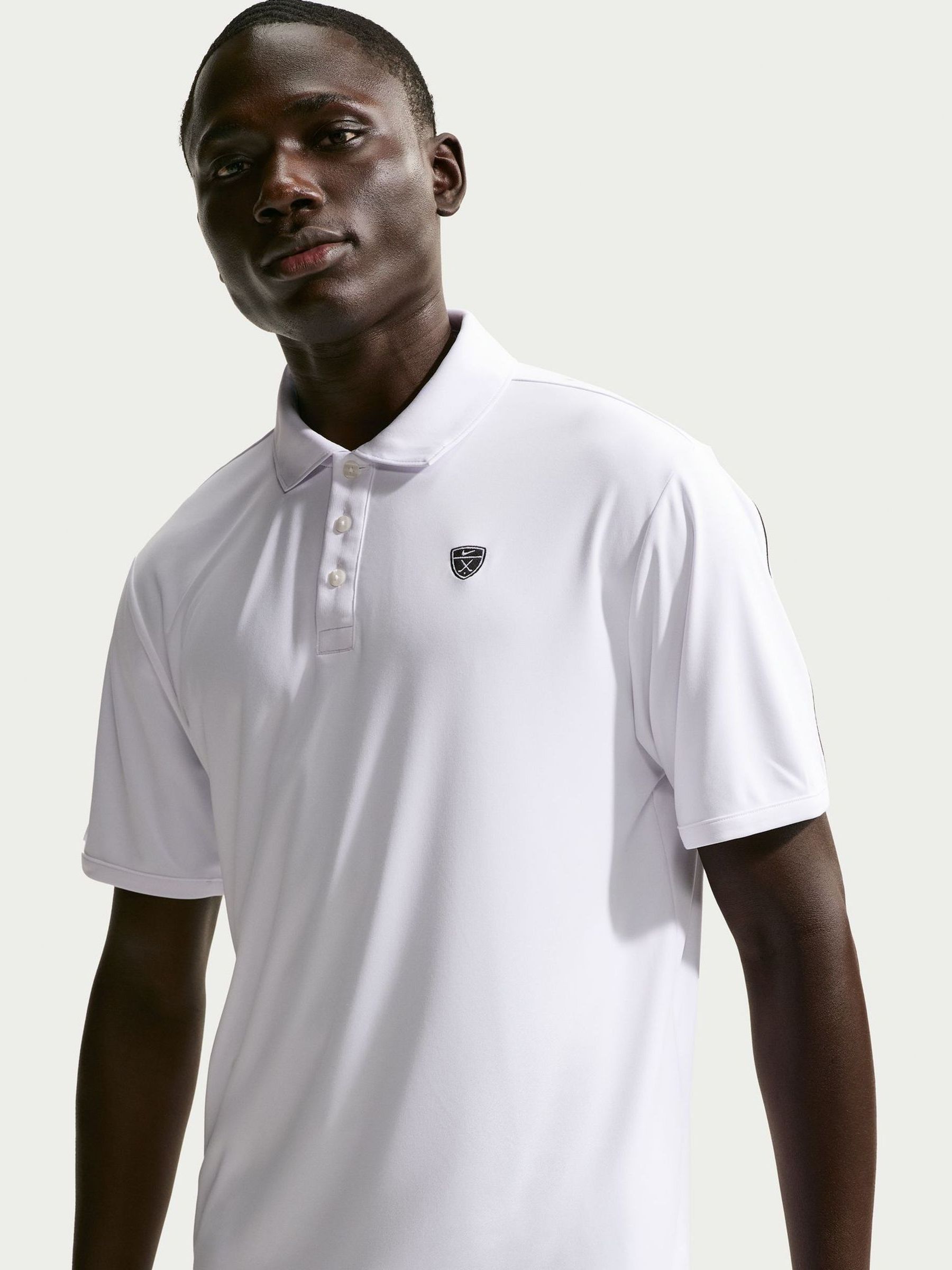 dri fit white polo shirts