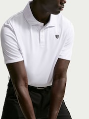 Nike White Dri-FIT PAR5 Golf Polo Shirt - Image 5 of 5
