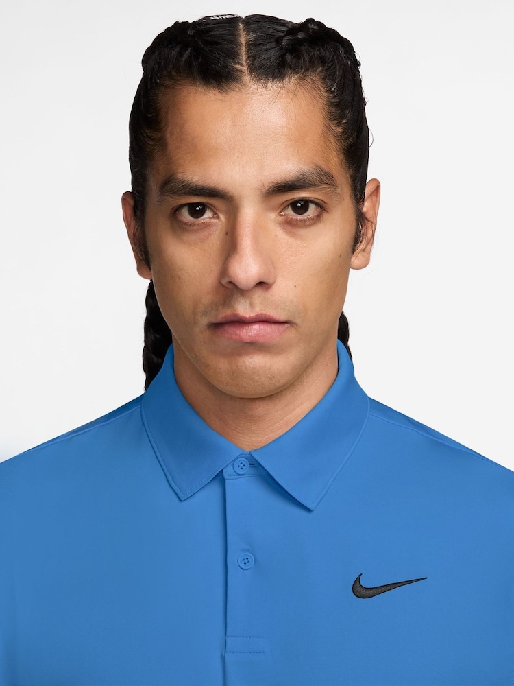 Γαλάζιο - Μπλούζα Polo γκολφ Nike Dri-FIT Good Solid - Εικόνα 3 του 3