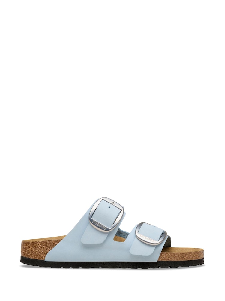 Birkenstock Blue Arizona Big Buckle Nubuck Sandals - Image 1 of 3