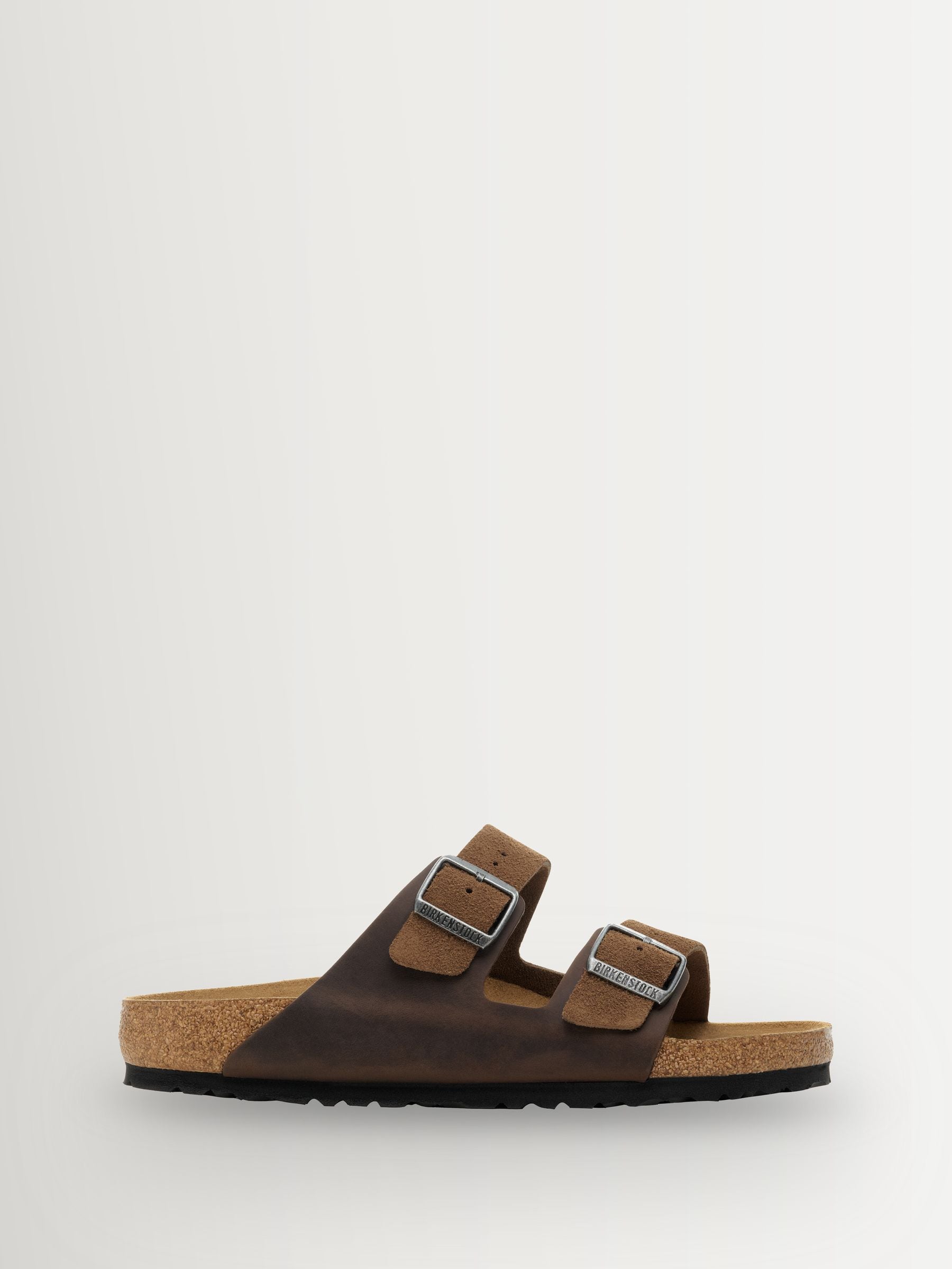 Buy Birkenstock Brown Arizona Suede Leather Sandals from 
