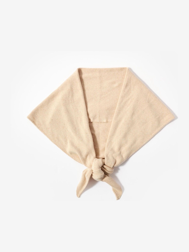 Mint Velvet Natural Triangle Knit Scarf - Image 1 of 2