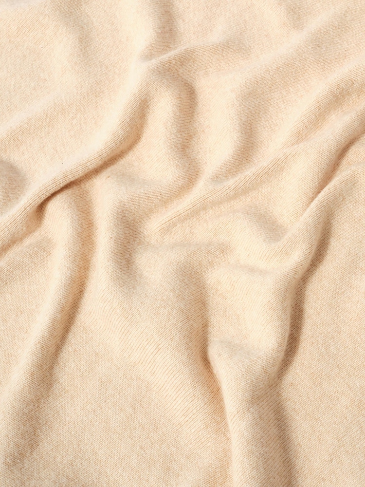 Mint Velvet Natural Triangle Knit Scarf - Image 2 of 2