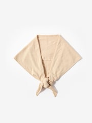 Mint Velvet Natural Triangle Knit Scarf - Image 4 of 5