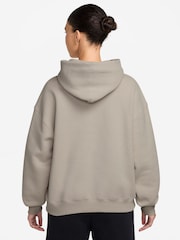 Nike Neutral Studio Fleece Oversized Hoodie - Image 2 of 3