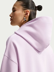 Lila desteñido - Nike Studio Fleece Oversized Hoodie - Imagen 4 de 5